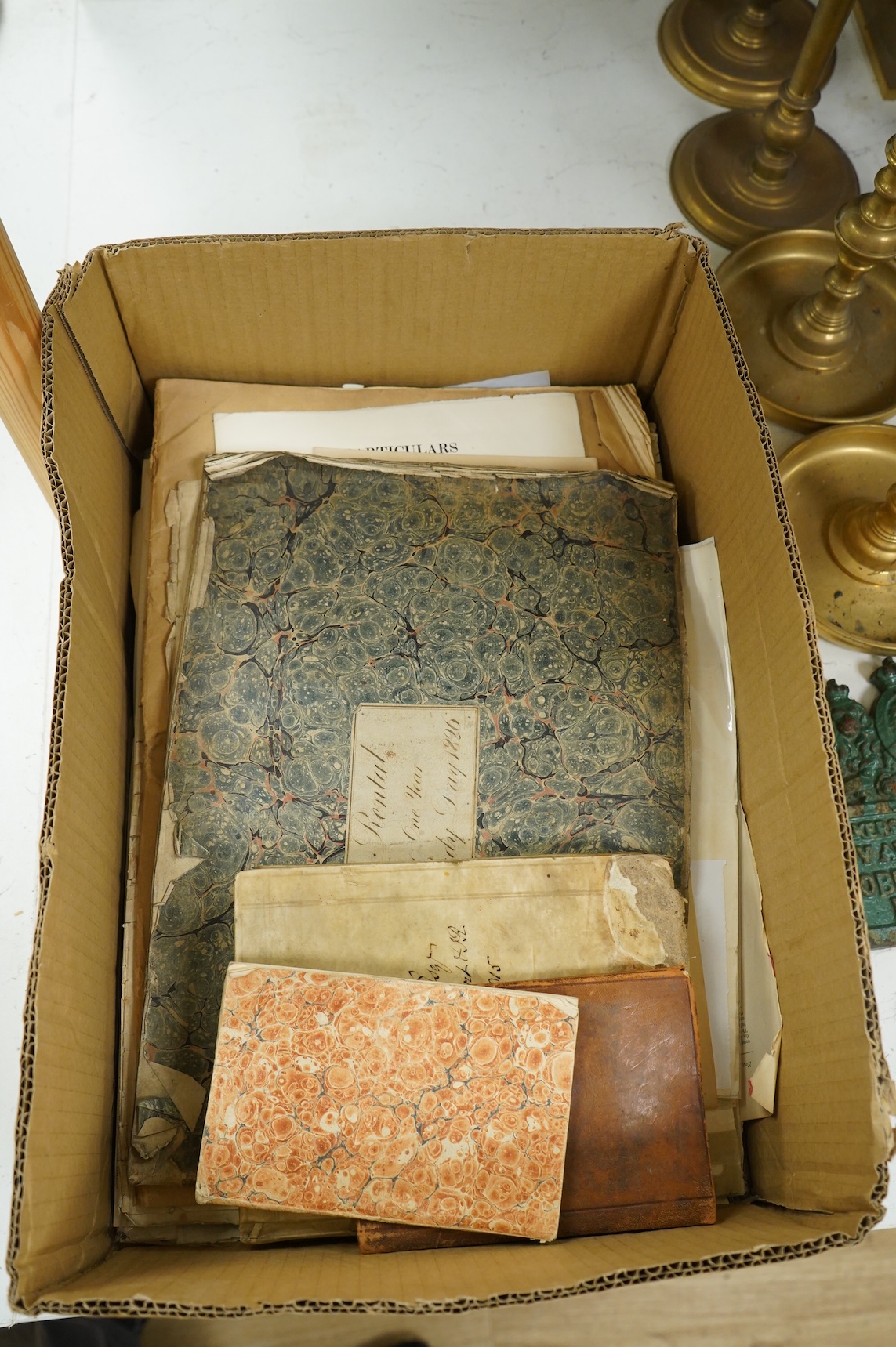 Ephemera - a miscellany, includes The New House Estate (Lawshall, nr. Bury St. Edmunds), conditions of sale, (4pp.), 1838; Trespass/Fishing warning broadside, Esthwaite Water and Cunsey Brook (Myles Sandys, Esq. Ulverton